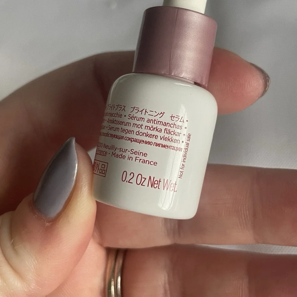 Clarins Paris Bright Plus Advanced Brightening Serum Trial Size 7 mL 0.2 Oz